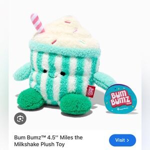 BumBumz 4.5'' Miles the Milkshake Plush Toy